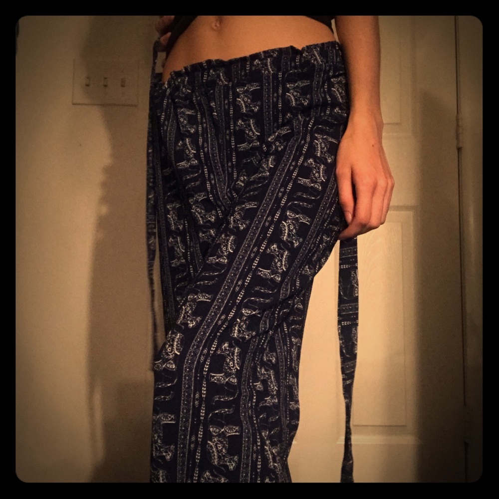 Flowey elephant pants
